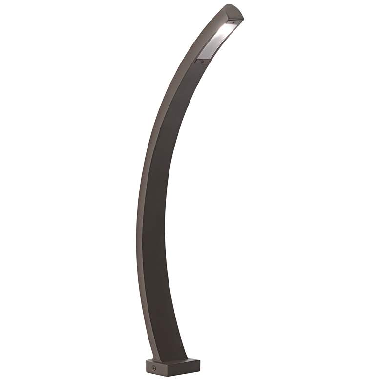 Image 1 Kichler 22"H Curved Textured Architectural Bronze Path Light