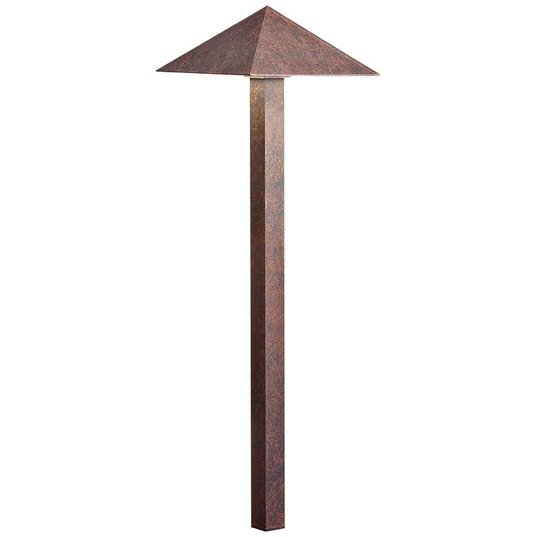 Image 2 Kichler 24 inch High 2700K LED Bronze Pyramid Path Light