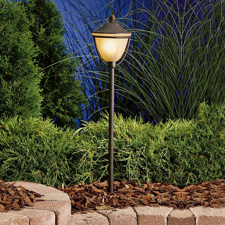 Image 2 Kichler 26 inchH Textured Tannery Bronze Landscape Path Light more views