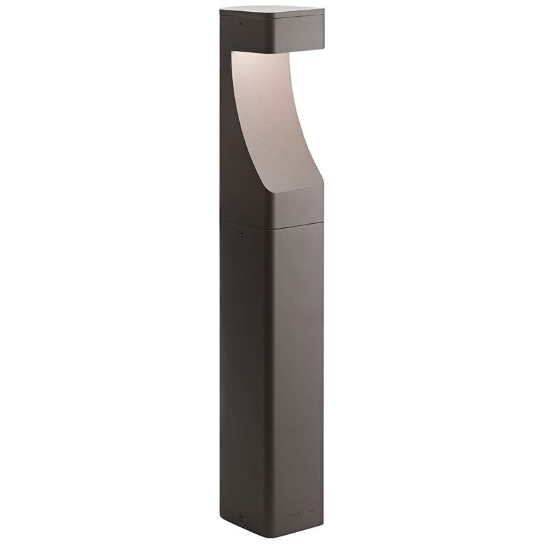 Image 1 Kichler 27" High Textured Architectural Bronze Bollard Light
