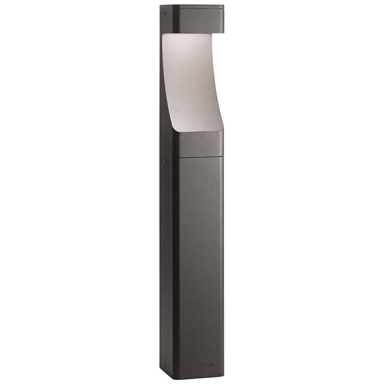 Image 2 Kichler 27" High Textured Architectural Bronze Bollard Light more views