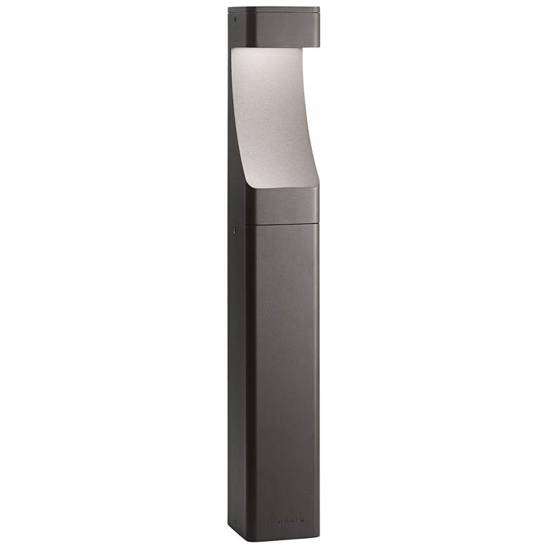 Image 2 Kichler 27 inch High Textured Architectural Bronze Bollard Light more views