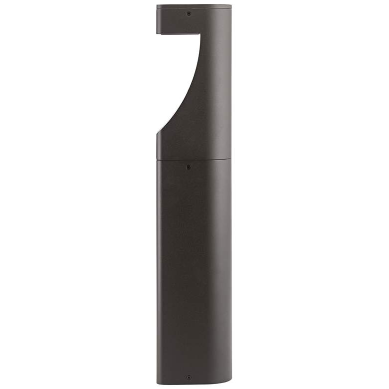 Image 3 Kichler 27 inch High Textured Architectural Bronze Bollard Light more views