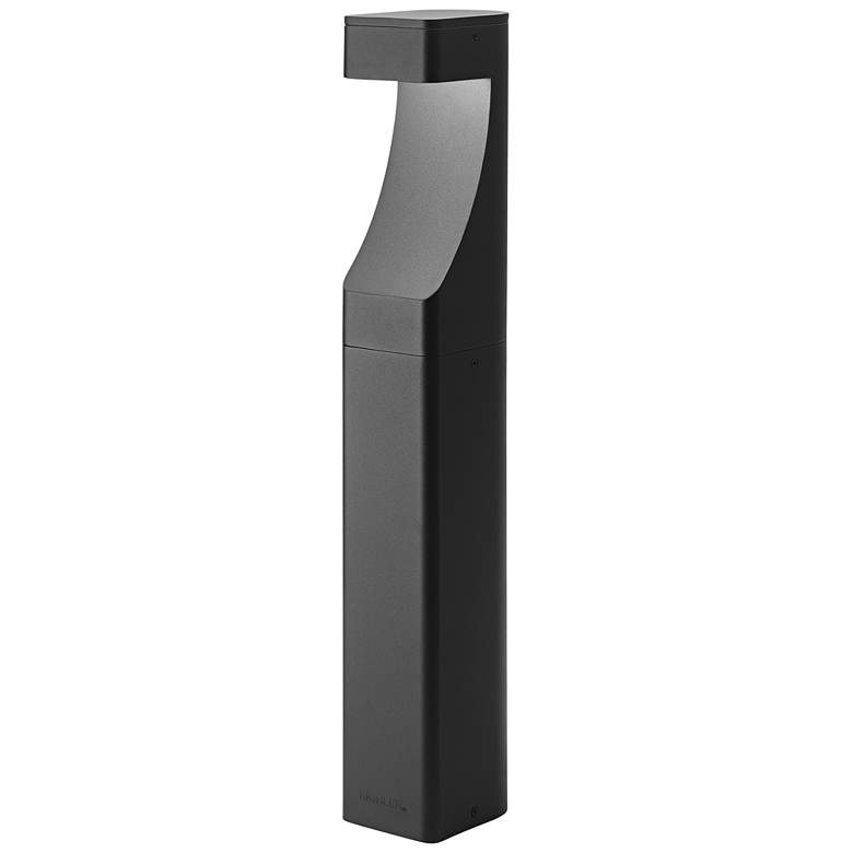 Image 1 Kichler 27 inch High Textured Black Bollard Light