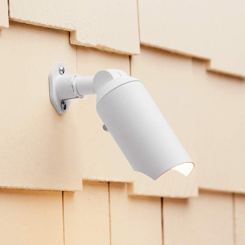 Image 1 Kichler 3" Textured White 50 Watt Landscape Downlight