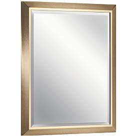 Image1 of Kichler 30" x 24" Champagne Bronze Rectangle Vanity Mirror