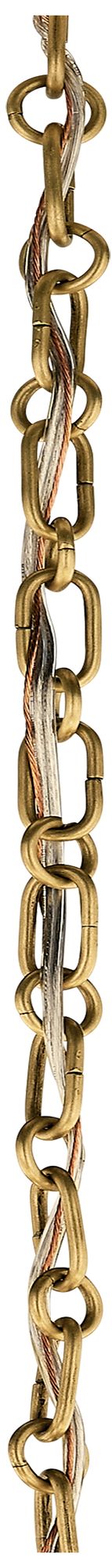 Kichler 36" Round Decorative Chain in Lacquered Brass