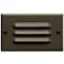 Kichler 4 1/2" Wide Architectural Bronze Louvered LED Step Light