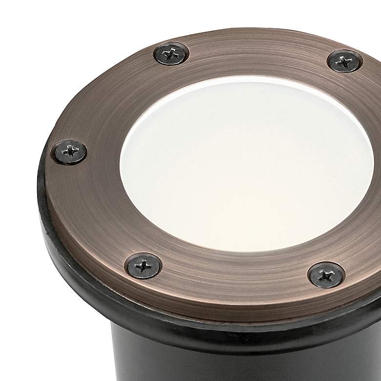 Image 2 Kichler 4 3/4"W Centennial Brass In-Ground Accent Light