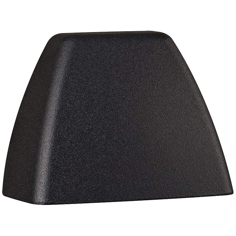 Image 1 Kichler 4-Corners 3 1/4" Wide Black 2700K LED Deck Light