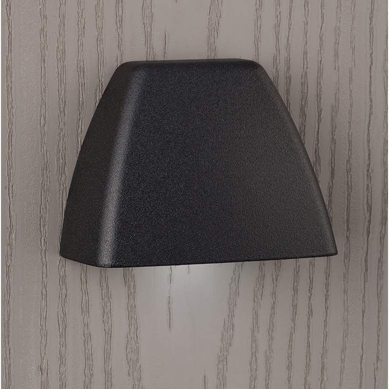 Image 1 Kichler 4-Corners 3 1/4" Wide Black 3000K LED Deck Light