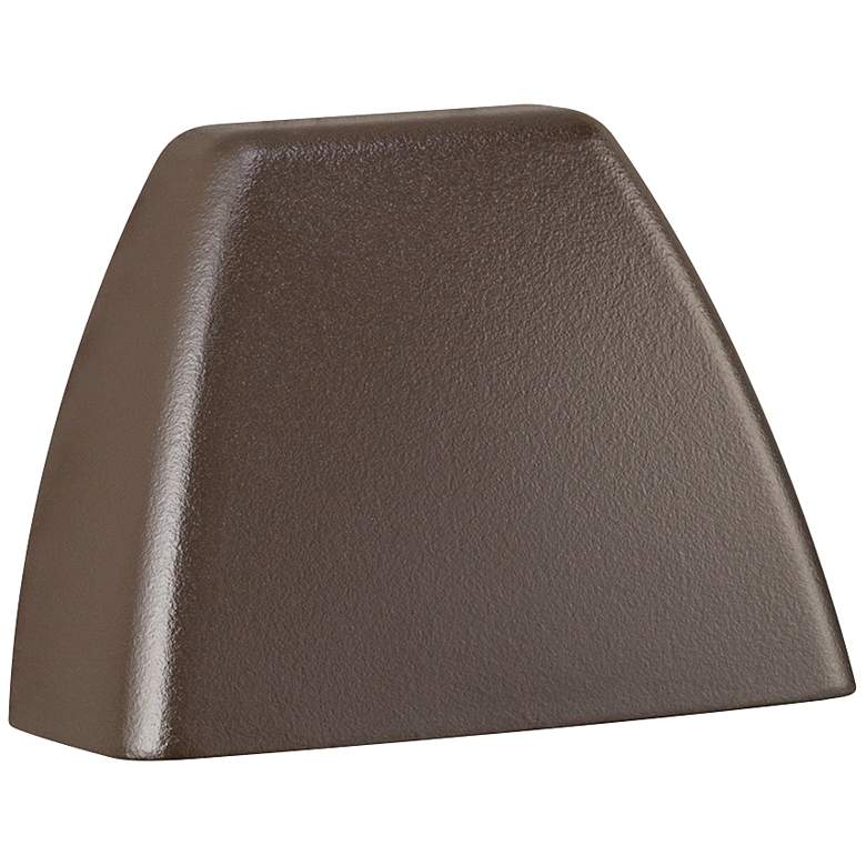 Image 1 Kichler 4-Corners 3 1/4" Wide Bronze 2700K LED Deck Light