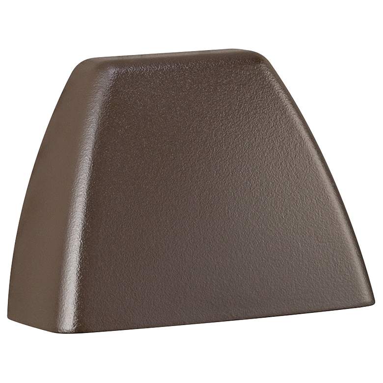 Image 2 Kichler 4-Corners 3 1/4" Wide Bronze 3000K LED Deck Light