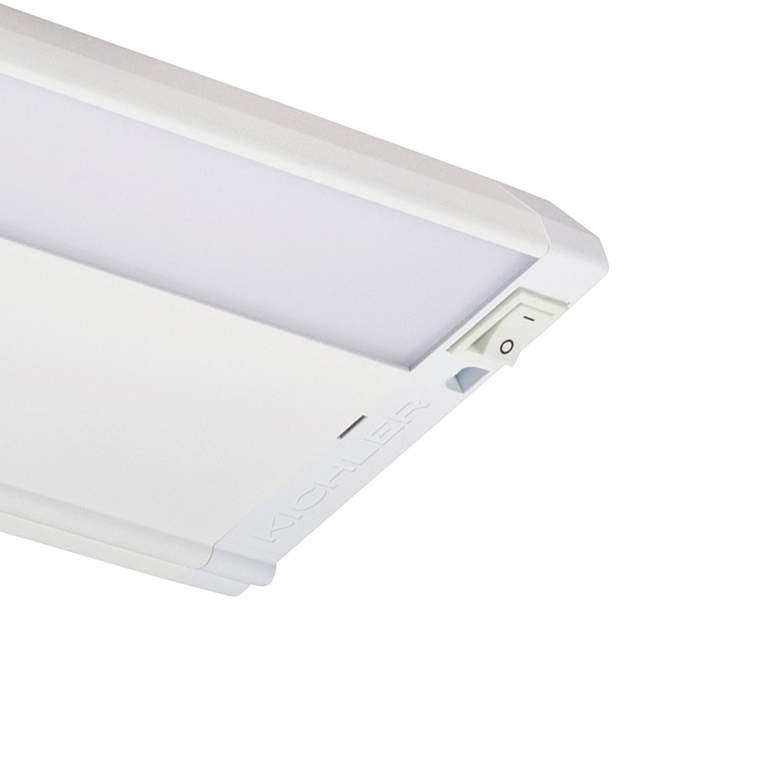Image 2 Kichler 4U 22" Wide Textured White LED Under Cabinet Light more views