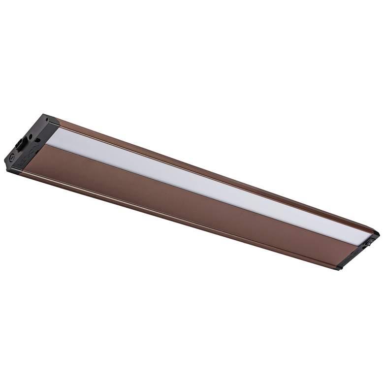Image 1 Kichler 4U 30" Wide Textured Bronze LED Under Cabinet Light