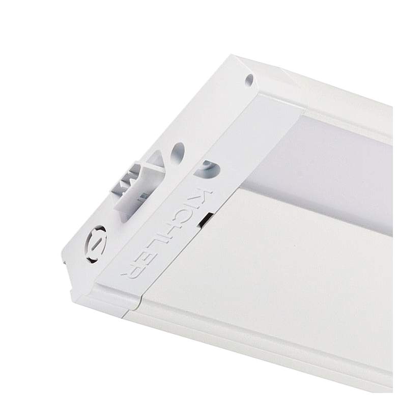 Image 3 Kichler 4U 30" Wide Textured White LED Under Cabinet Light more views