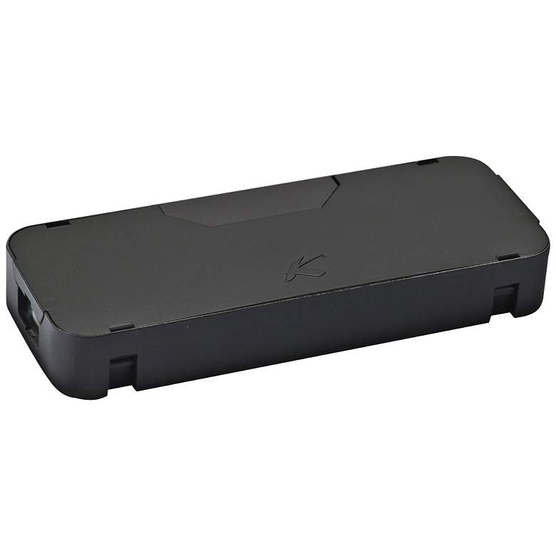 Image 1 Kichler 4U Series 120V 7" Wide Black Wire Module