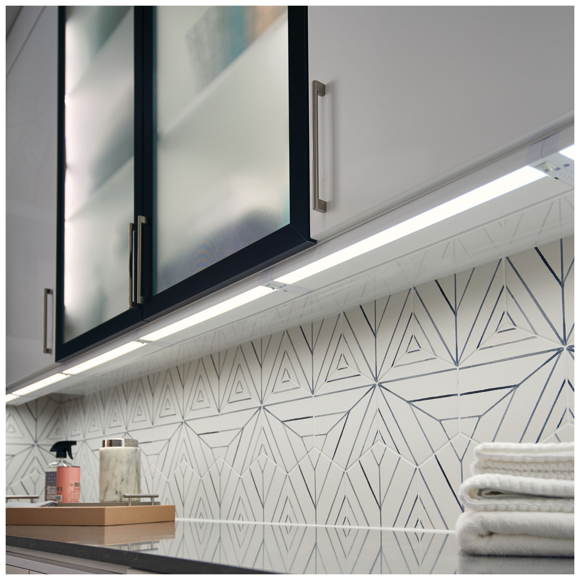 Image 7 Kichler 4U Textured White 30" Wide LED Under Cabinet Light more views