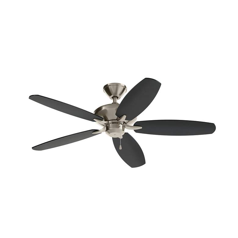 Image 4 Kichler 52" Renew Brushed Steel Pull Chain Ceiling Fan more views