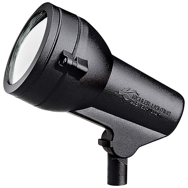 Image 1 Kichler 6 1/4 inch High Textured Black Accent Spot Light