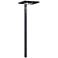 Kichler 6" Wide 3000K LED Shallow Shade Black Path Light