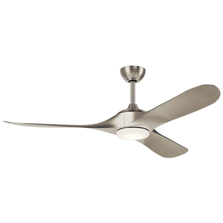 Image 1 Kichler 60 Inch Mylo Weather+ Ceiling Fan Brushed Nickel