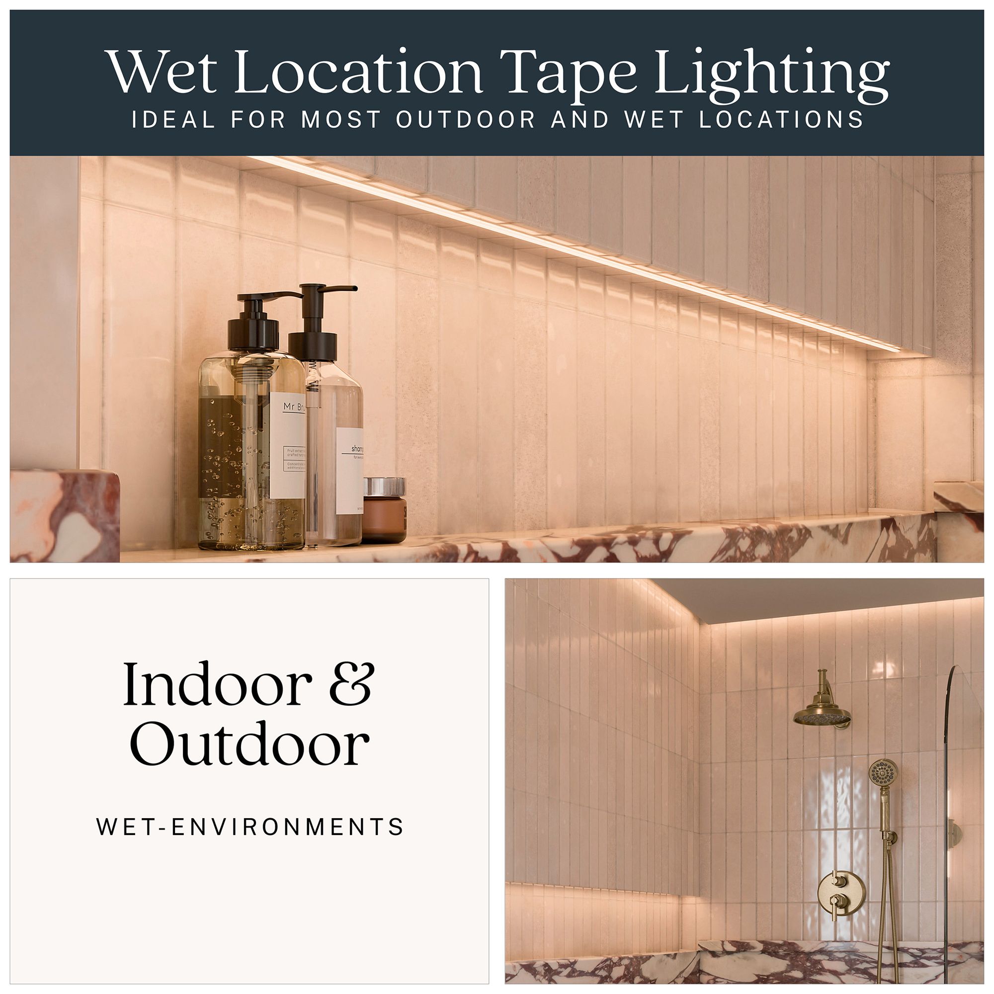 Image 7 Kichler 6T Series COB Wet Tape Light High 3000K 16FT more views