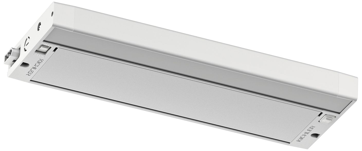 Image 3 Kichler 6U 12" Wide Textured White LED Under Cabinet Light more views