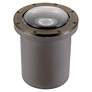3_Kichler 7" Brass Clear Lens Angled In-Ground LED Landscape Light more views