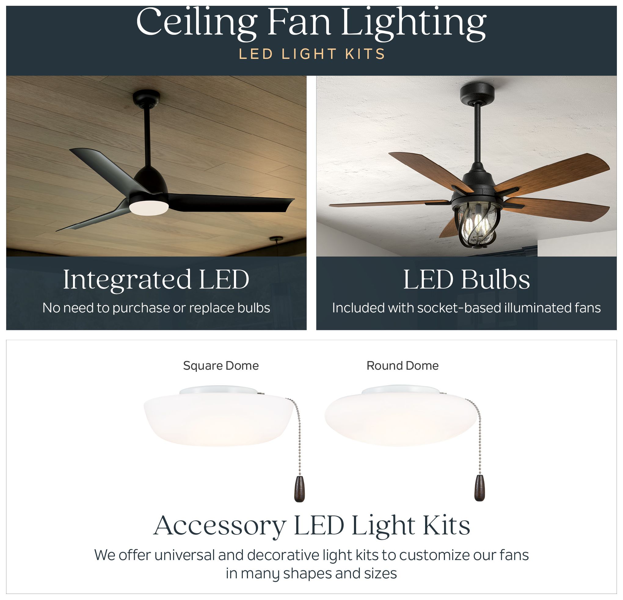 Kichler 70 Inch Mylo Ceiling Fan Champagne Bronze Jet Black Wood Blades