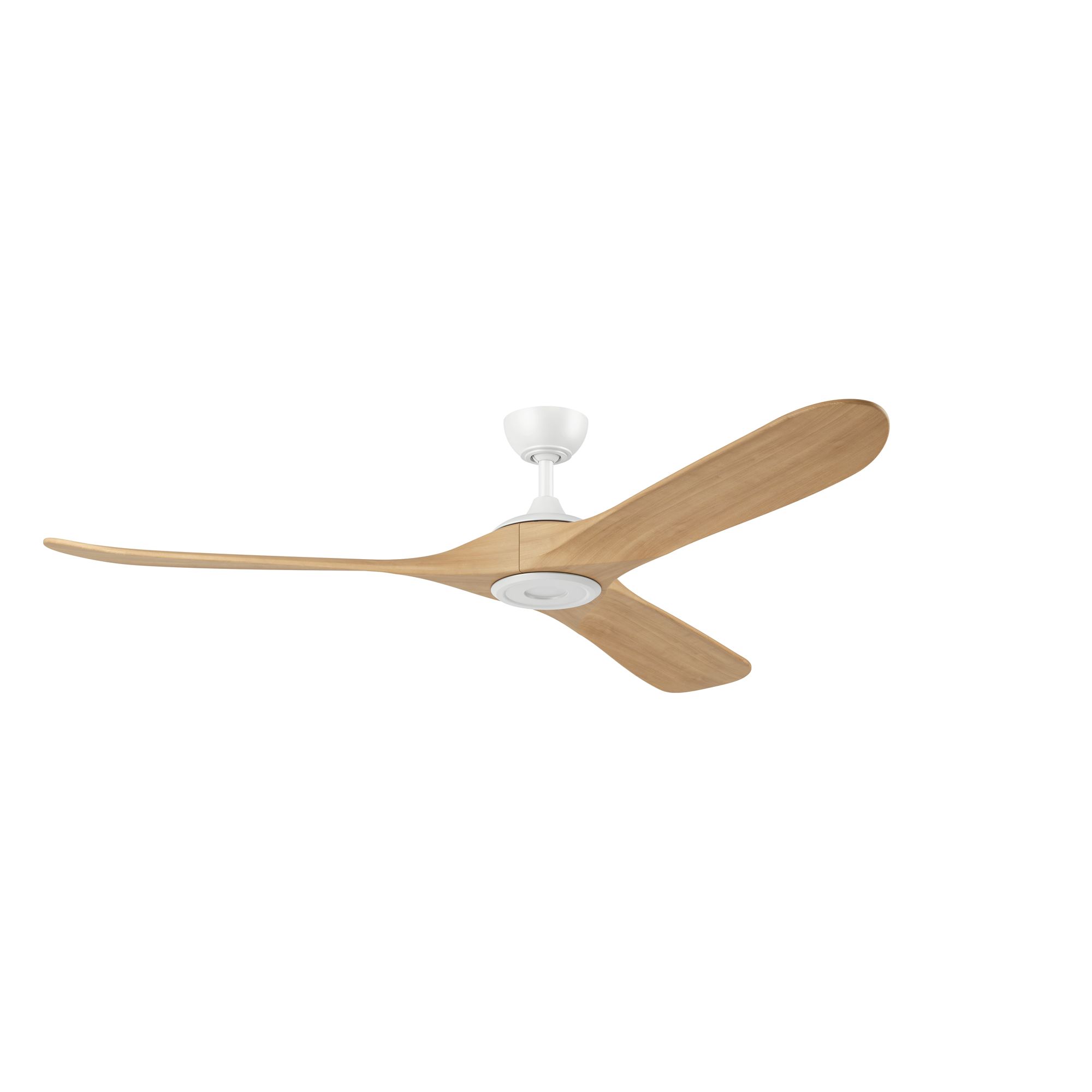 Image 7 Kichler 70 Inch Mylo Ceiling Fan Matte White with White Maple Wood Blades more views