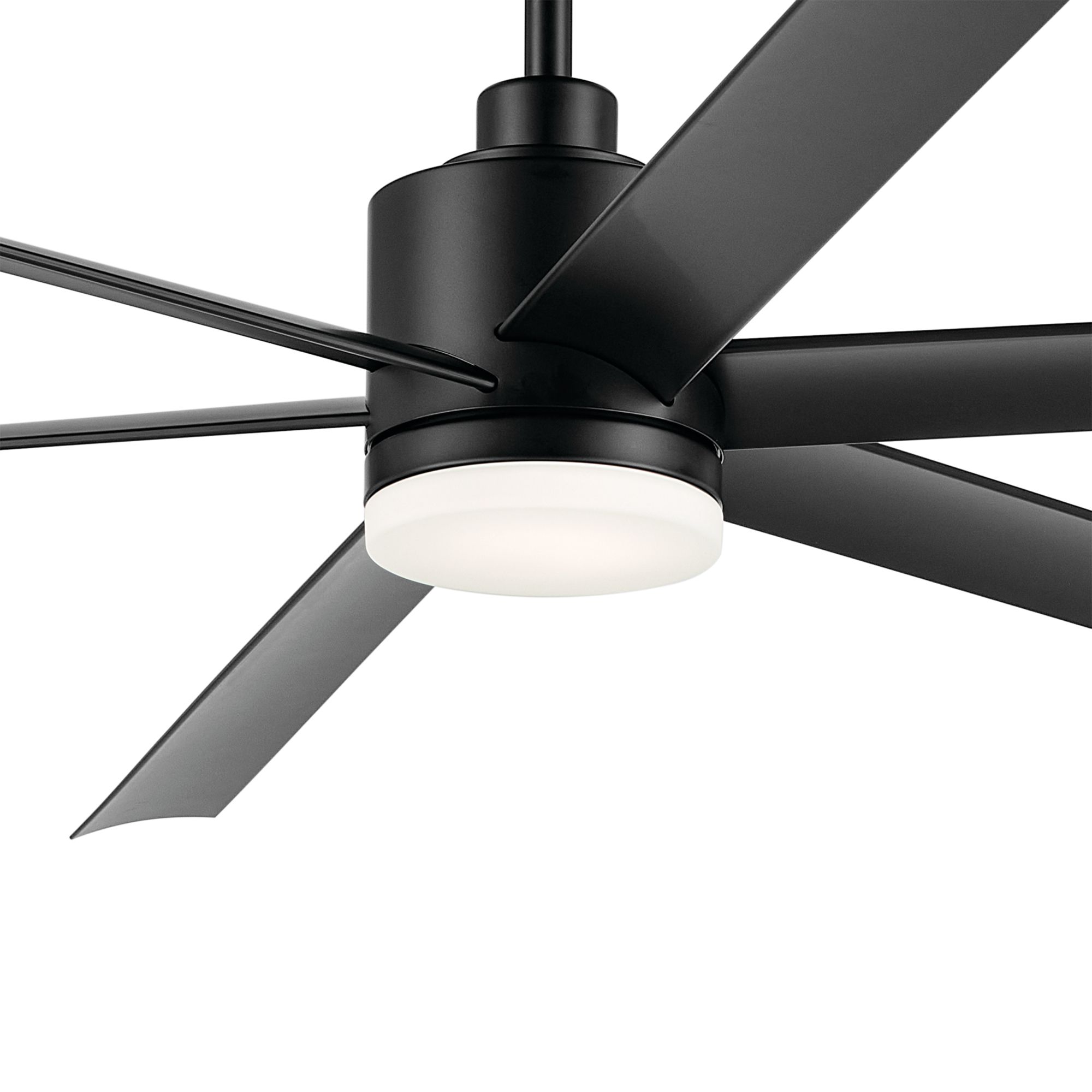 Image 2 Kichler 80 Inch Loa Ceiling Fan SatBlack with Black Blades more views
