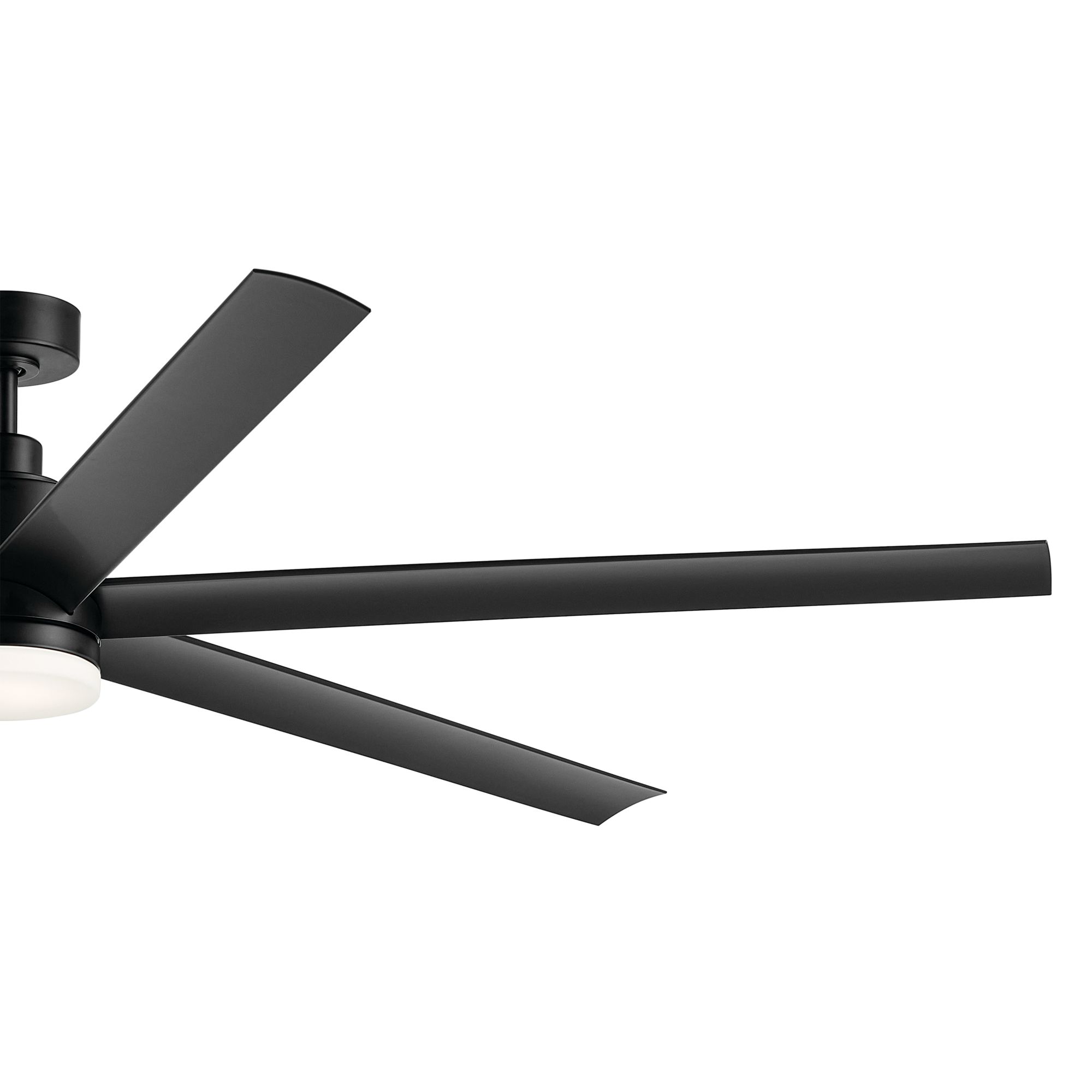 Image 3 Kichler 80 Inch Loa Ceiling Fan SatBlack with Black Blades more views