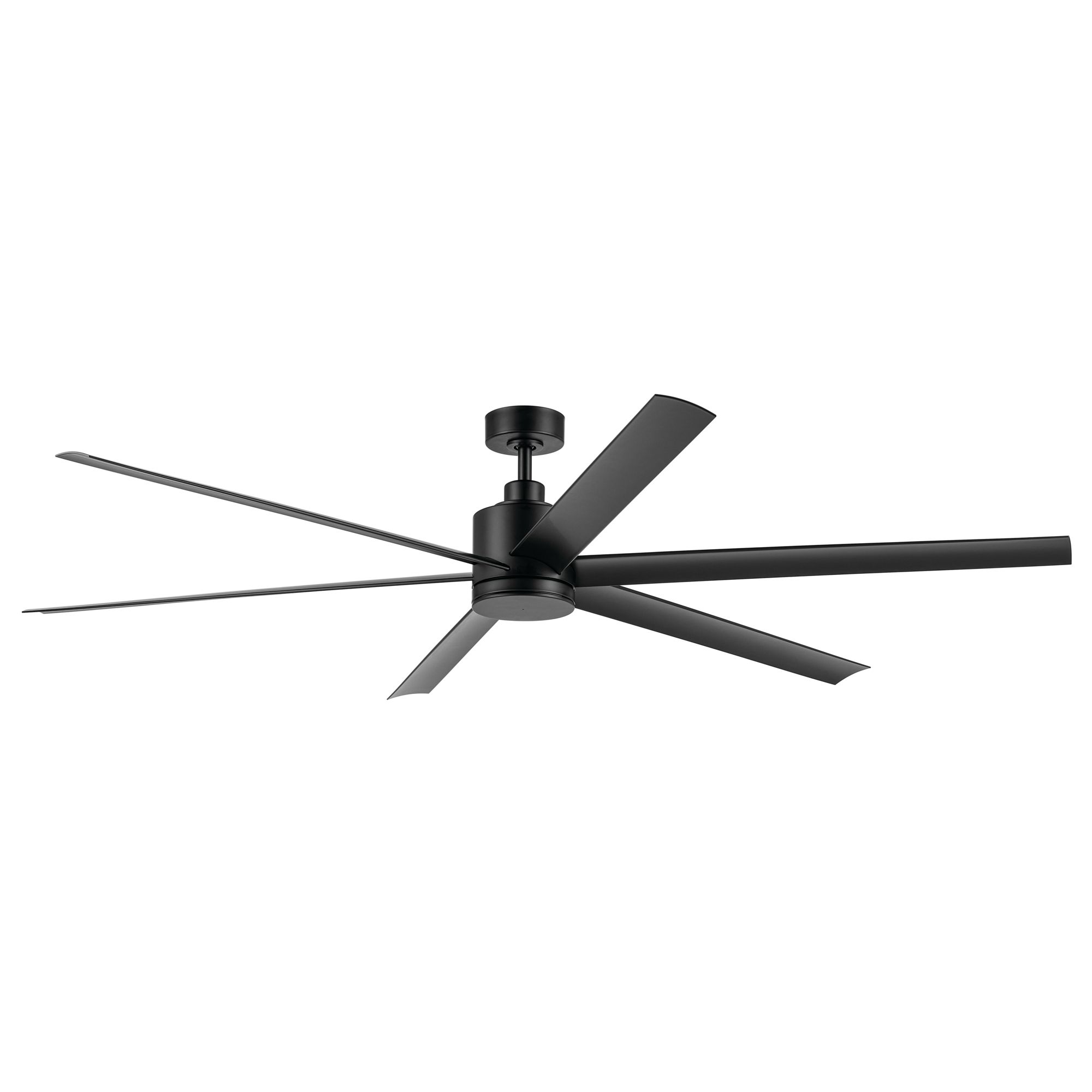 Image 5 Kichler 80 Inch Loa Ceiling Fan SatBlack with Black Blades more views
