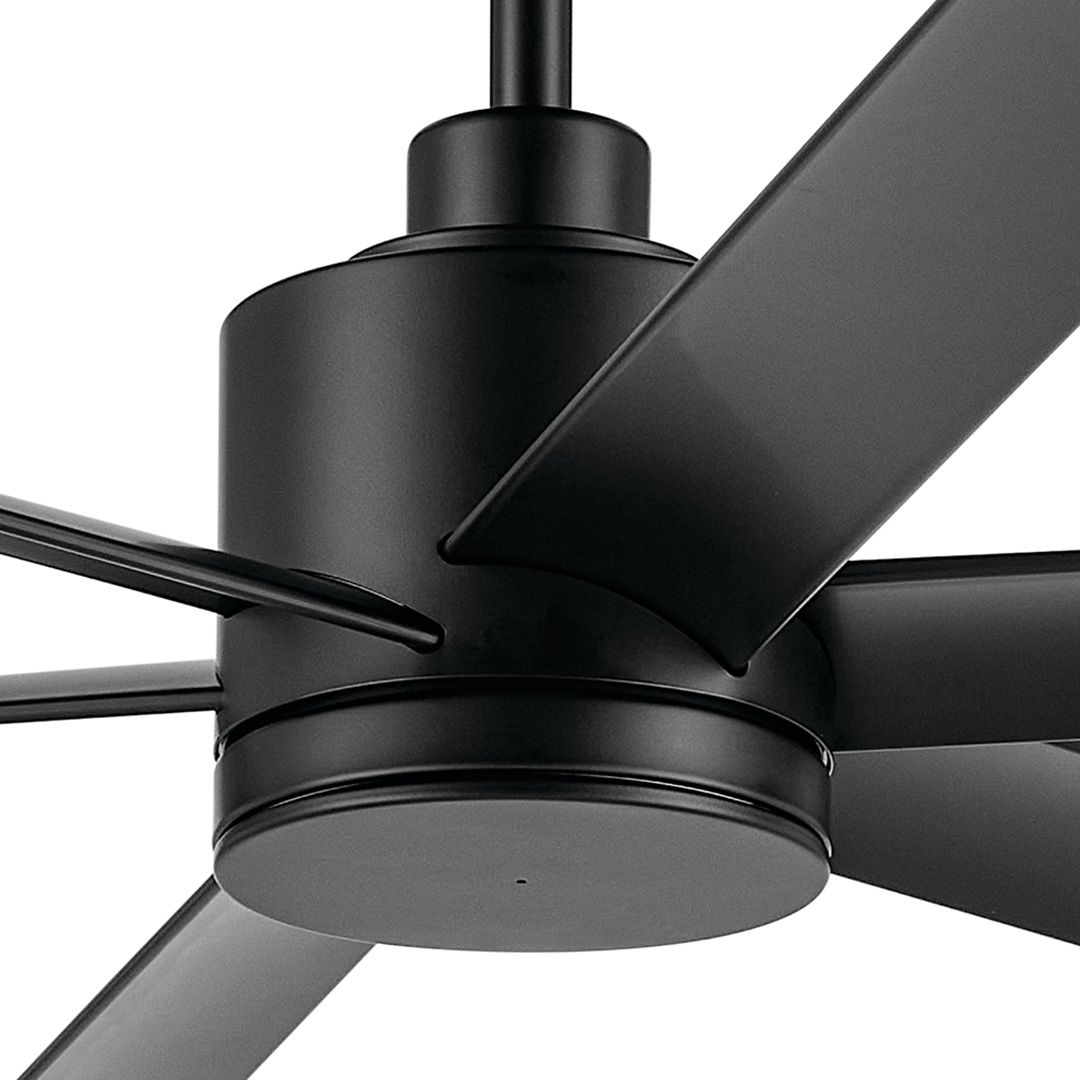 Image 6 Kichler 80 Inch Loa Ceiling Fan SatBlack with Black Blades more views