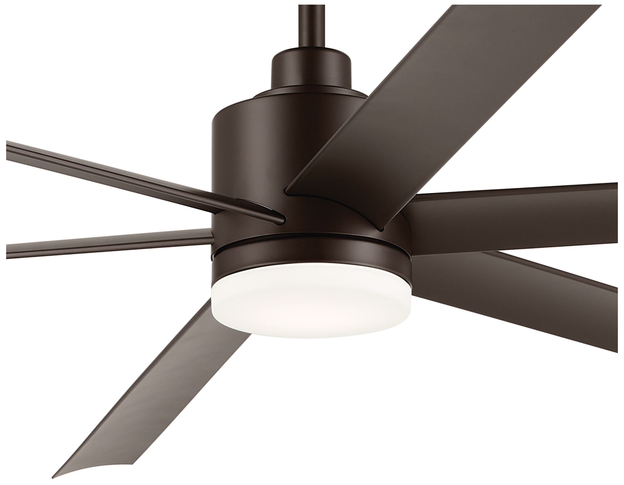 Image 2 Kichler 80 Inch Loa Ceiling Fan Satin Natural Bronze Body and Blades more views