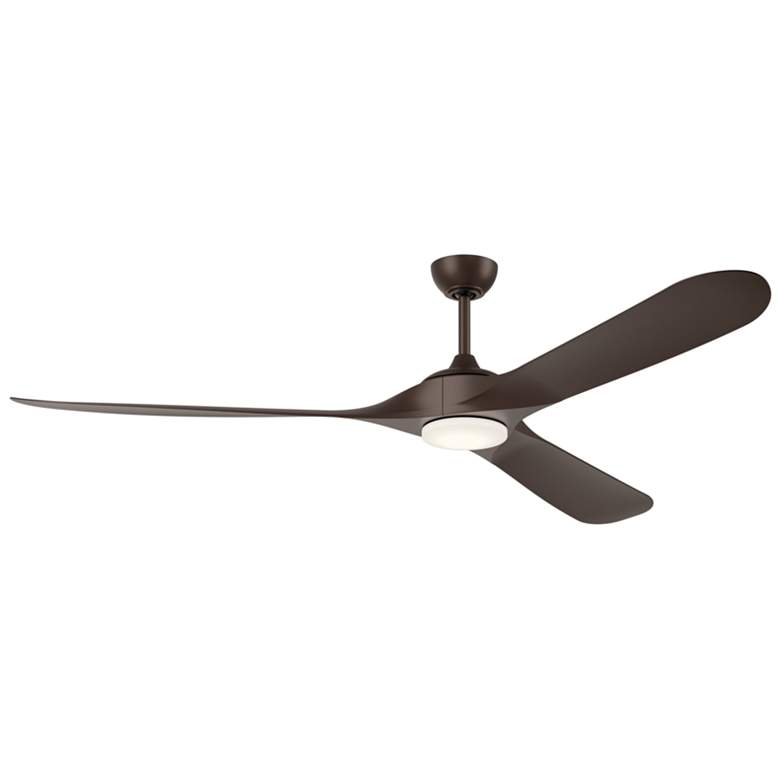 Image 1 Kichler 80 Inch Mylo Weather+ Ceiling Fan SatNatural Bronze