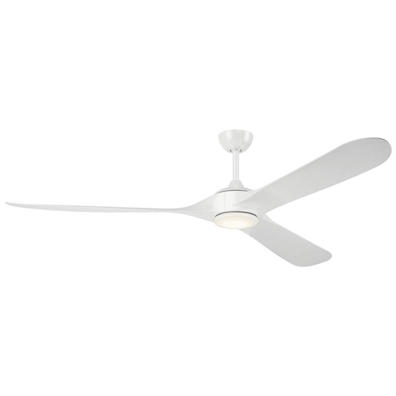Image 1 Kichler 80 Inch Mylo Weather+ Ceiling Fan White