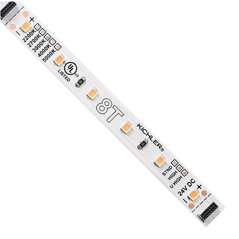 Image 1 Kichler 8T 10' 3000K 24V Standard Output LED Tape Light