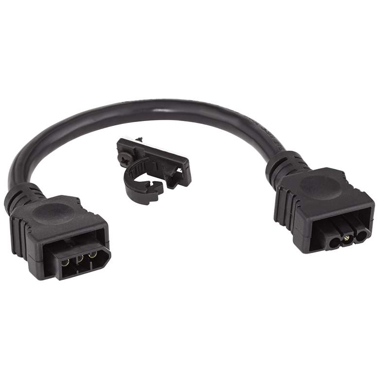 Image 1 Kichler 9" Black Under Cabinet Interconnect Cable