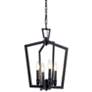 2_Kichler Abbotswell 14" Wide Black 4-Light Pendant more views