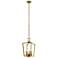 Kichler Abbotswell 14" Wide Natural Brass 4-Light Pendant