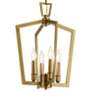 Thumbnail3 of Kichler Abbotswell 14" Wide Natural Brass 4-Light Pendant more views