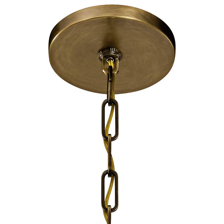 Image 4 Kichler Abbotswell 30" Modern Natural Brass 12-Light Foyer Chandelier more views