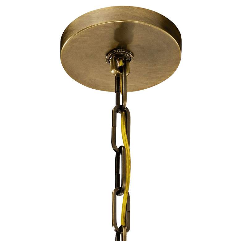 Image 4 Kichler Abbotswell 9 1/2" Wide Natural Brass Mini Pendant more views