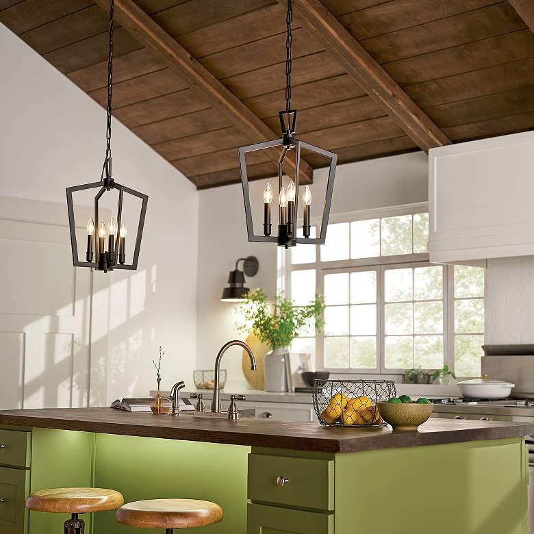 Image 7 Kichler Abbotswell Polished Nickel Pendant 4Lt more views