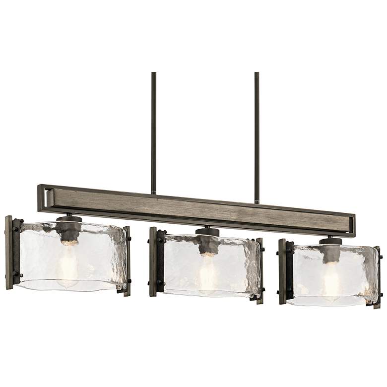 Image 2 Kichler Aberdeen 42 1/2" Bronze Rustic Kitchen Island Light Chandelier