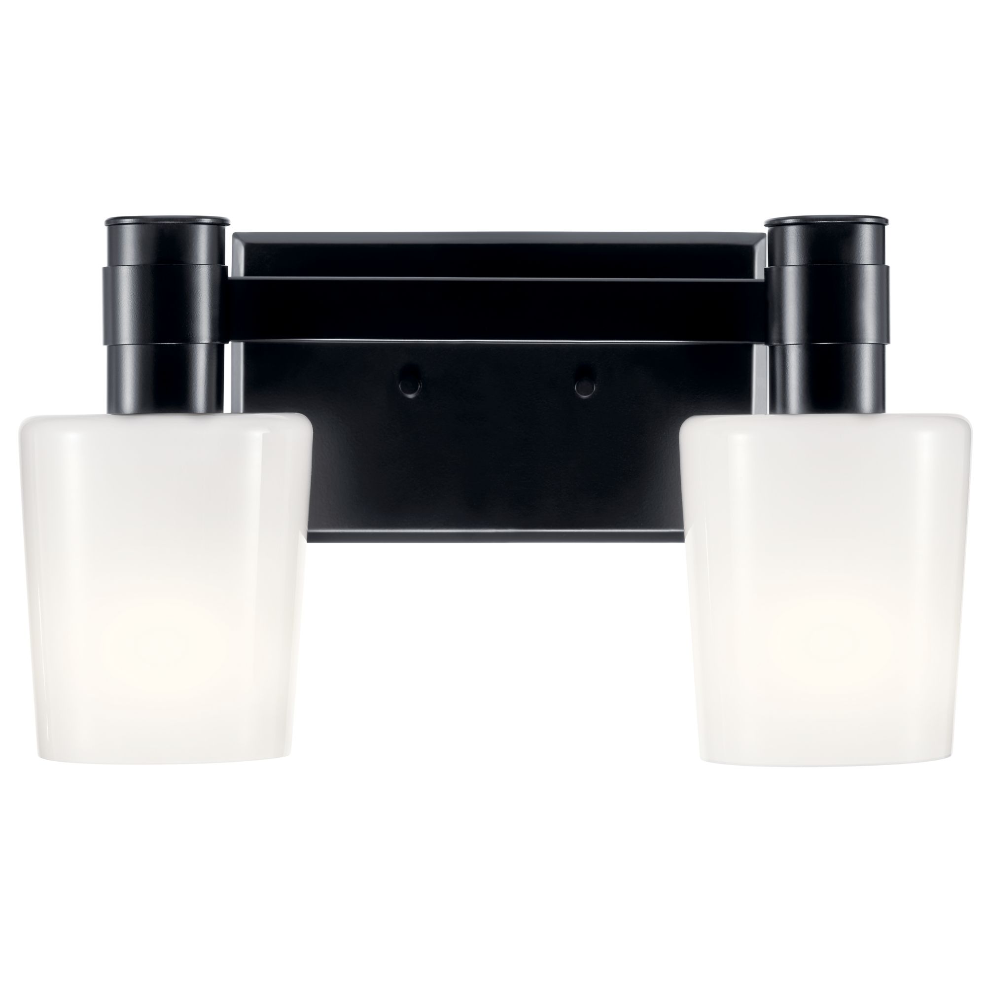 Image 4 Kichler Adani 14 1/2" Wide Black and White 2-Light Bath Vanity more views