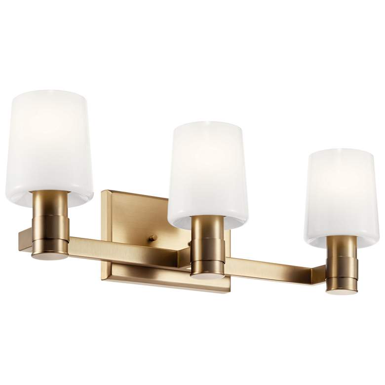 Image 3 Kichler Adani 24" Wide Champagne Bronze 3-Light Bath Light