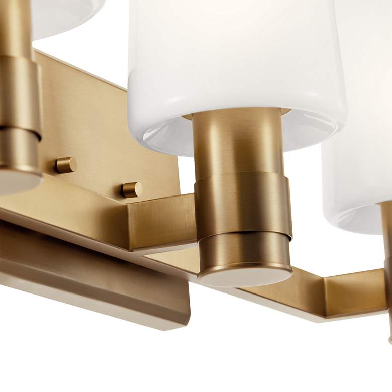 Image 4 Kichler Adani 24" Wide Champagne Bronze 3-Light Bath Light more views